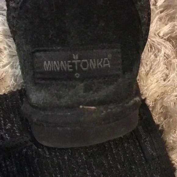 Minnetonka boots shearling suede guc - Picture 6 of 10